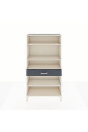 Arges Dolap 4 Raflı Tek Çekmeceli 88x30x163 Aytaşı-Antrasit