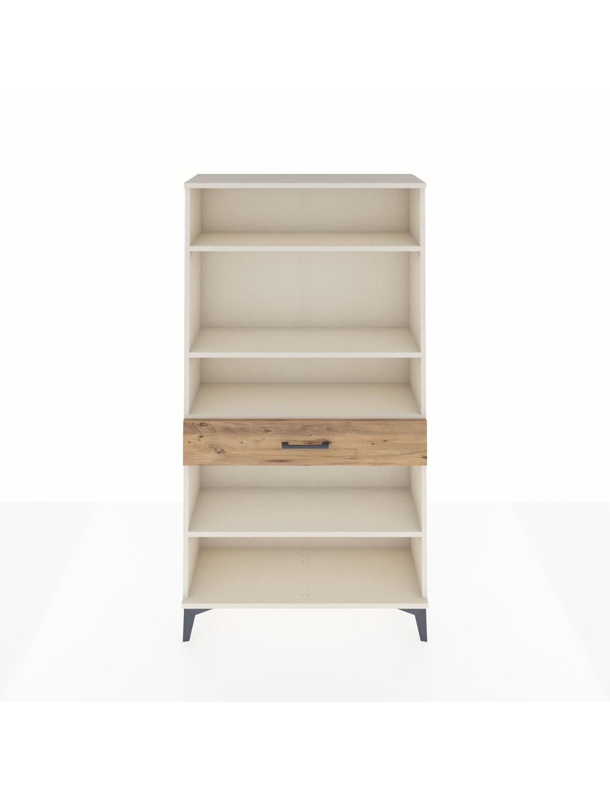 Arges Dolap 4 Raflı Tek Çekmeceli 88x30x163 Aytaşı-Çam