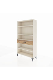 Arges Dolap 4 Raflı Tek Çekmeceli 88x30x163 Aytaşı-Çam