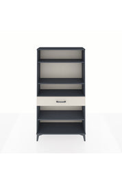 Arges Dolap 4 Raflı Tek Çekmeceli 88x30x163 Antrasit-Aytaşı