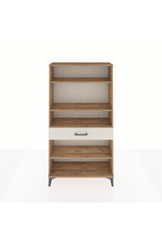 Arges Dolap 4 Raflı Tek Çekmeceli 88x30x163 Çam-Aytaşı