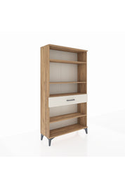 Arges Dolap 4 Raflı Tek Çekmeceli 88x30x163 Çam-Aytaşı