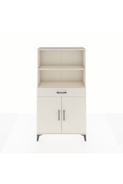 Arges Dolap 3 Raflı Tek Çekmeceli 2 Kapaklı 88x30x163 Aytaşı-Aytaşı