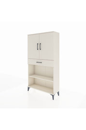 Arges Dolap 3 Raflı Tek Çekmeceli 2 Kapaklı 88x30x163 Aytaşı-Aytaşı