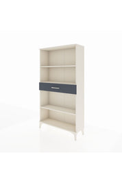 Arges Dolap 3 Raflı Tek Çekmeceli 88x30x163 Aytaşı-Antrasit