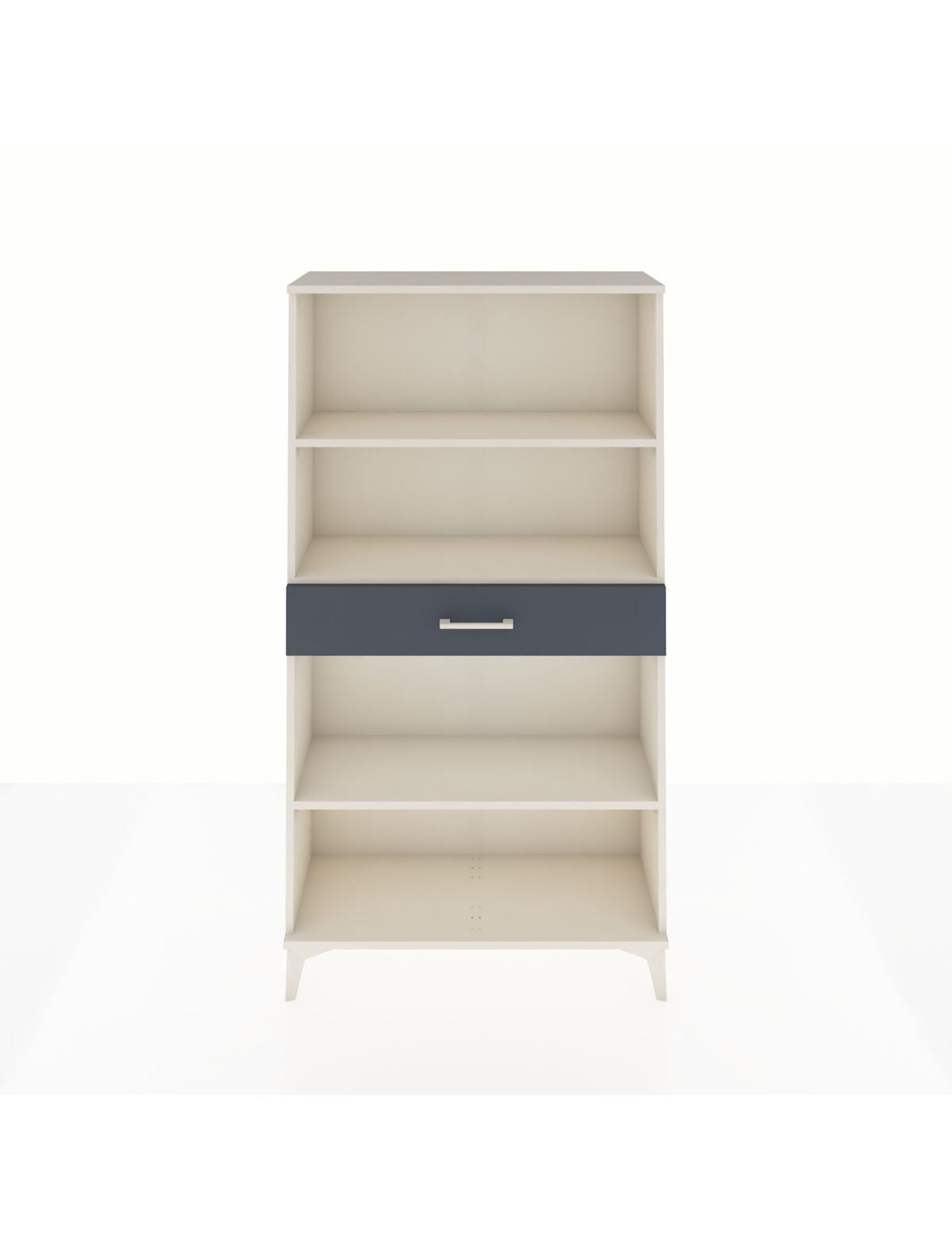 Arges Dolap 3 Raflı Tek Çekmeceli 88x30x163 Aytaşı-Antrasit