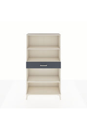 Arges Dolap 3 Raflı Tek Çekmeceli 88x30x163 Aytaşı-Antrasit