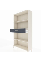 Arges Dolap 3 Raflı Tek Çekmeceli 88x30x163 Aytaşı-Antrasit