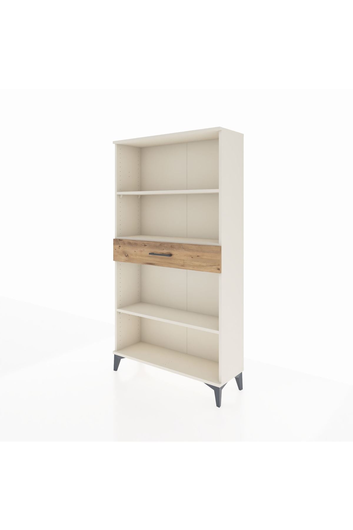 Arges Dolap 3 Raflı Tek Çekmeceli 88x30x163 Aytaşı-Çam