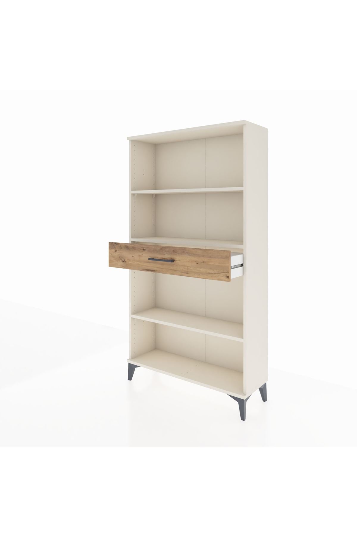 Arges Dolap 3 Raflı Tek Çekmeceli 88x30x163 Aytaşı-Çam