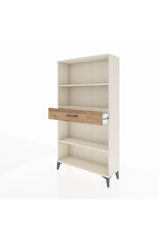 Arges Dolap 3 Raflı Tek Çekmeceli 88x30x163 Aytaşı-Çam