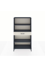 Arges Dolap 3 Raflı Tek Çekmeceli 88x30x163 Antrasit-Aytaşı