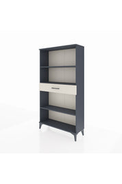 Arges Dolap 3 Raflı Tek Çekmeceli 88x30x163 Antrasit-Aytaşı