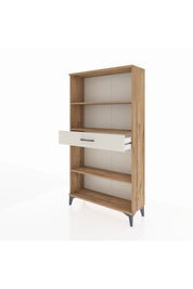 Arges Dolap 3 Raflı Tek Çekmeceli 88x30x163 Çam-Aytaşı