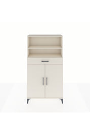 Arges Dolap 3 Raflı Tek Çekmeceli 2 Kapaklı 88x30x163 Aytaşı-Aytaşı