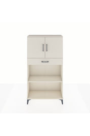 Arges Dolap 3 Raflı Tek Çekmeceli 2 Kapaklı 88x30x163 Aytaşı-Aytaşı