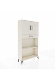 Arges Dolap 3 Raflı Tek Çekmeceli 2 Kapaklı 88x30x163 Aytaşı-Aytaşı