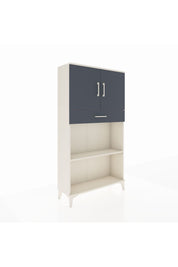 Arges Dolap 3 Raflı Tek Çekmeceli 2 Kapaklı 88x30x163 Aytaşı-Antrasit