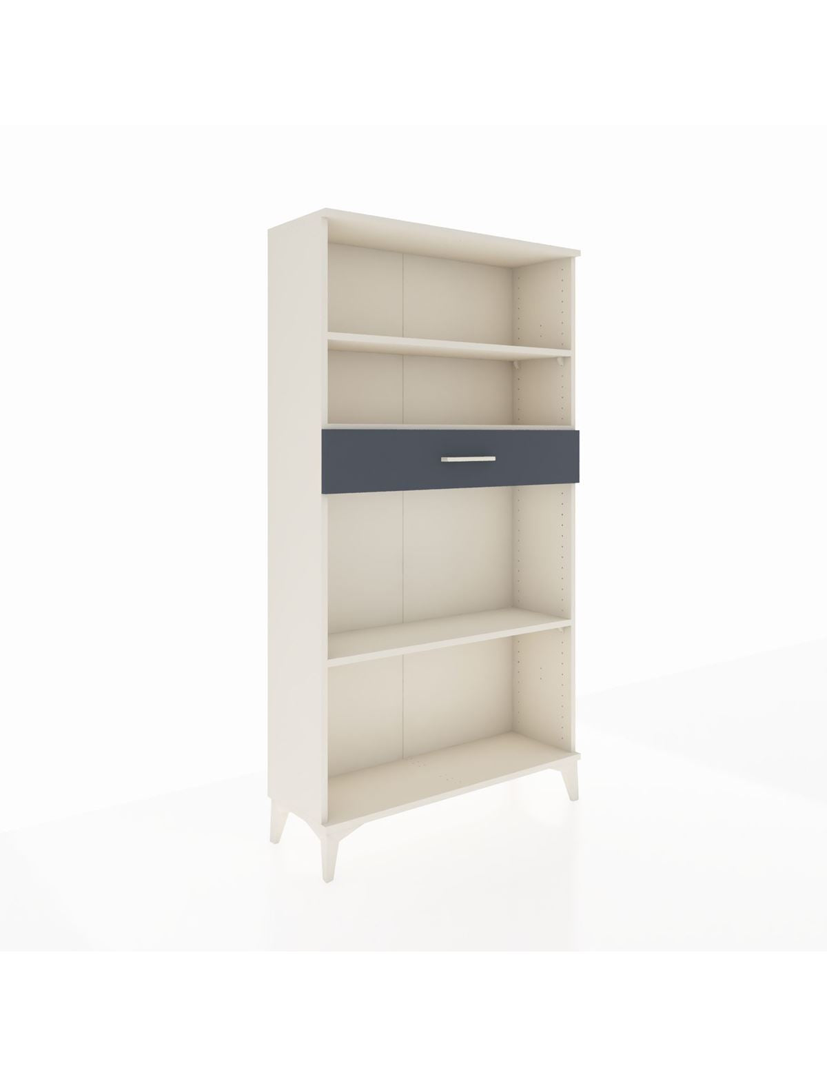 Arges Dolap 3 Raflı Tek Çekmeceli 88x30x163 Aytaşı-Antrasit