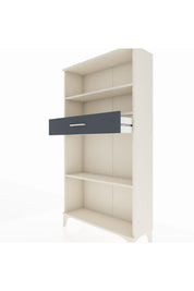 Arges Dolap 3 Raflı Tek Çekmeceli 88x30x163 Aytaşı-Antrasit