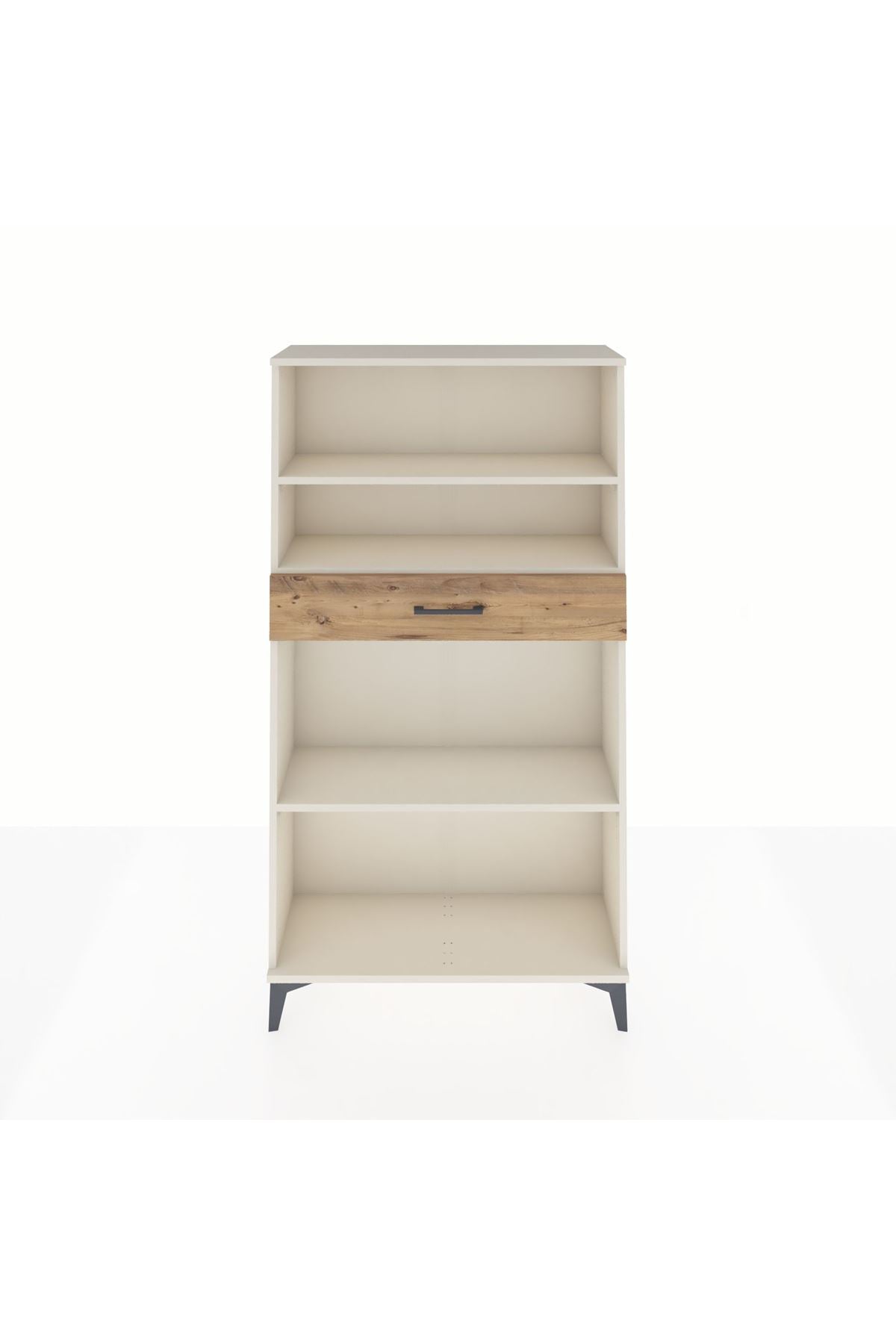 Arges Dolap 3 Raflı Tek Çekmeceli 88x30x163 Aytaşı-Çam