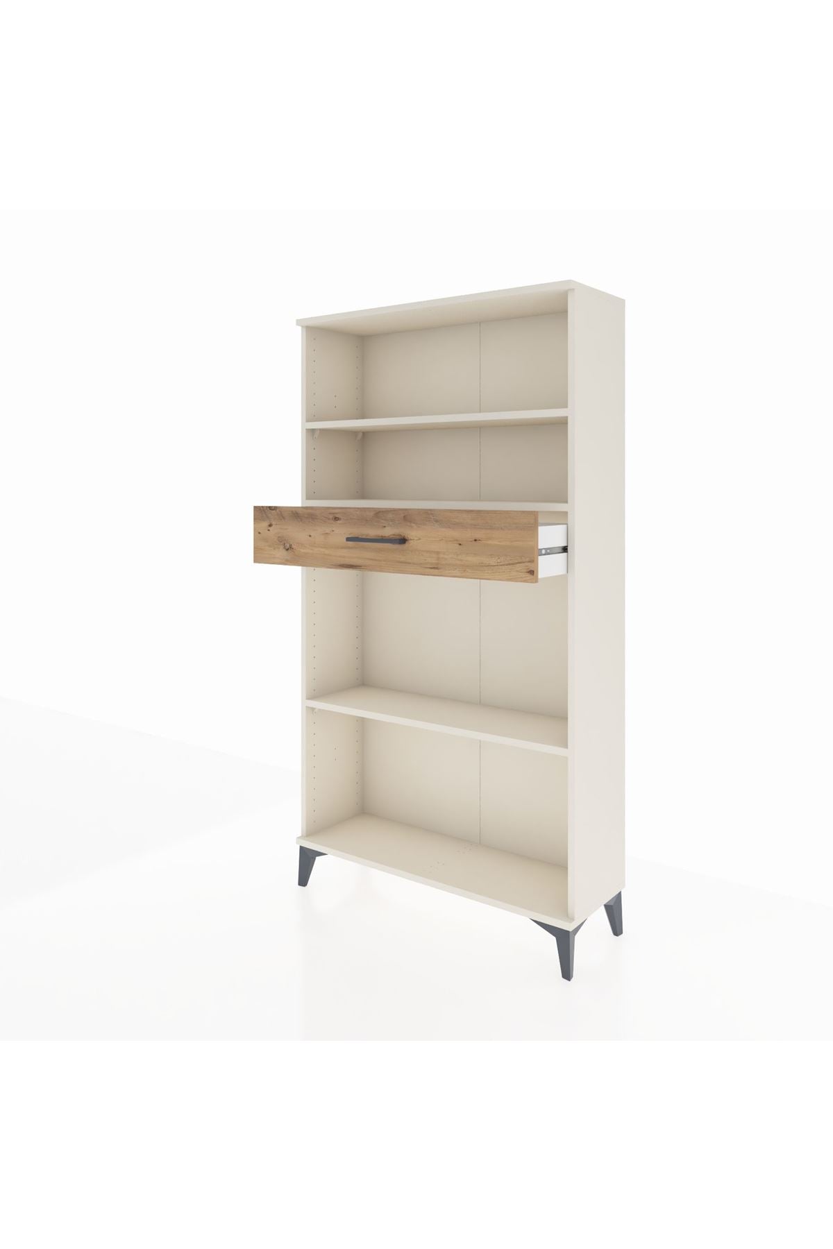 Arges Dolap 3 Raflı Tek Çekmeceli 88x30x163 Aytaşı-Çam