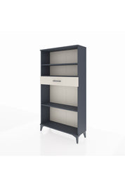 Arges Dolap 3 Raflı Tek Çekmeceli 88x30x163 Antrasit-Aytaşı