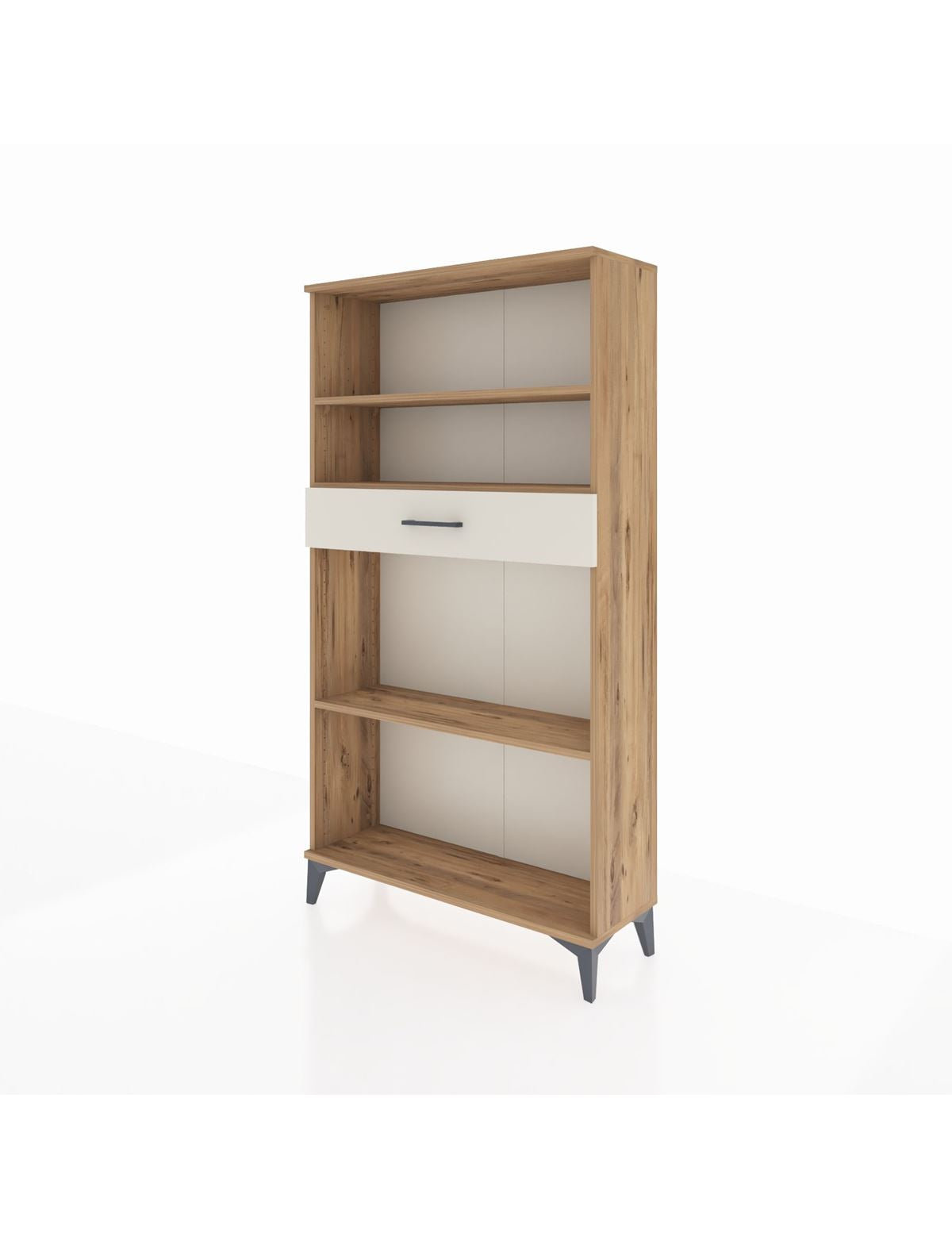 Arges Dolap 3 Raflı Tek Çekmeceli 88x30x163 - S21M058V7A