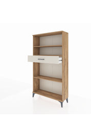 Arges Dolap 3 Raflı Tek Çekmeceli 88x30x163 Çam-Aytaşı