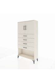 Arges Dolap 2 Raflı 4 Çekmeceli 2 Kapaklı 88x30x163 Aytaşı-Aytaşı