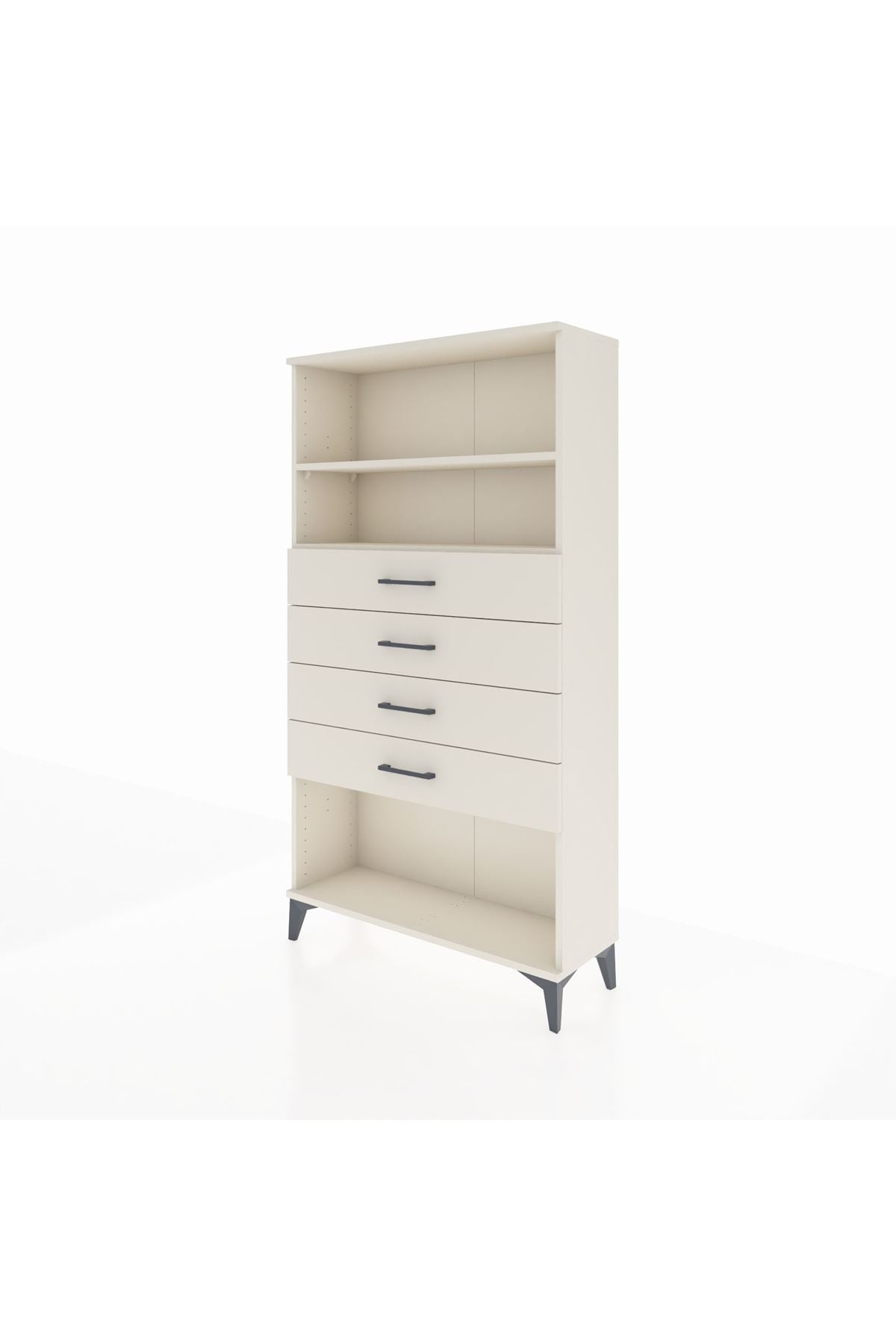 Arges Dolap 2 Raflı 4 Çekmeceli 88x30x163 Aytaşı-Aytaşı