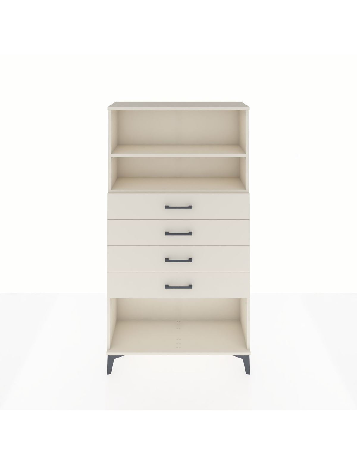 Arges Dolap 2 Raflı 4 Çekmeceli 88x30x163 Aytaşı-Aytaşı