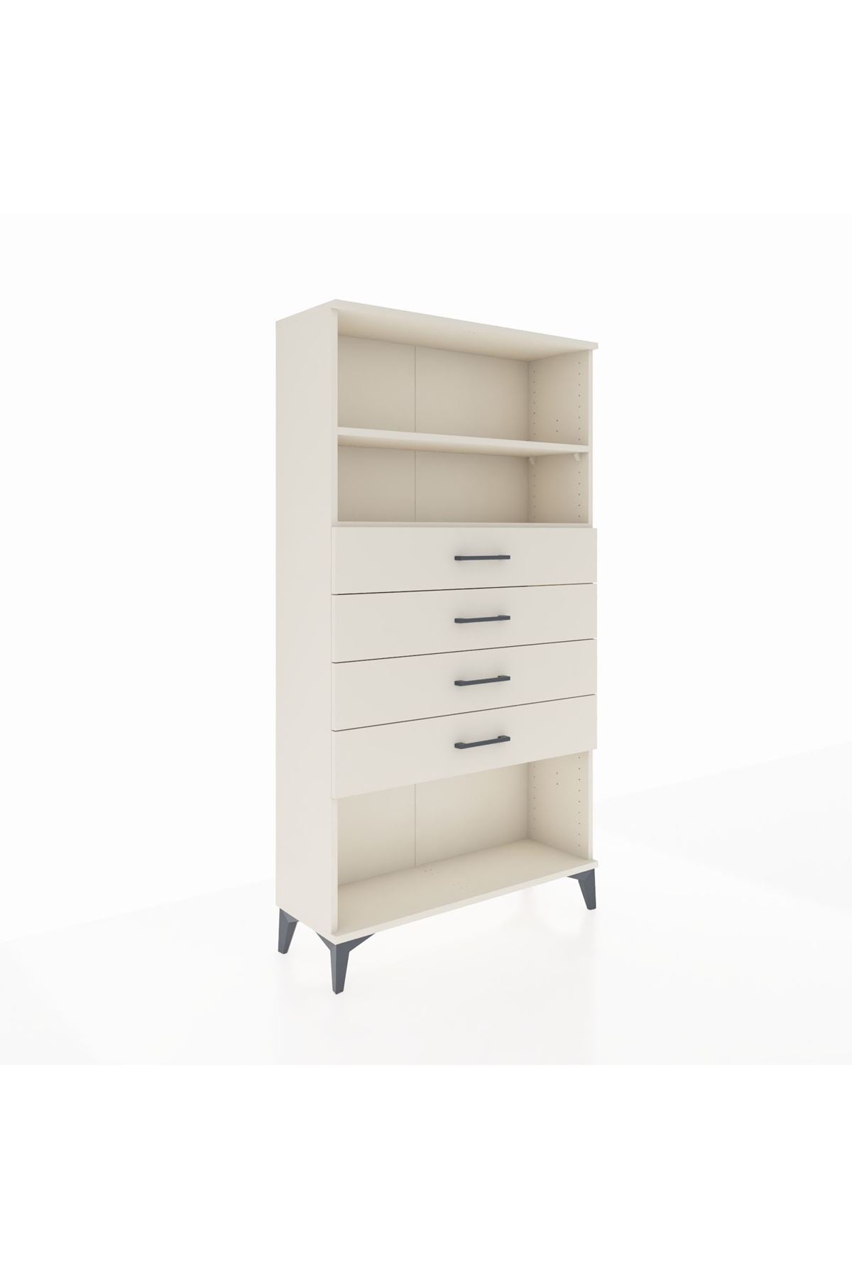 Arges Dolap 2 Raflı 4 Çekmeceli 88x30x163 Aytaşı-Aytaşı