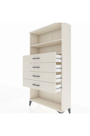 Arges Dolap 2 Raflı 4 Çekmeceli 88x30x163 Aytaşı-Aytaşı