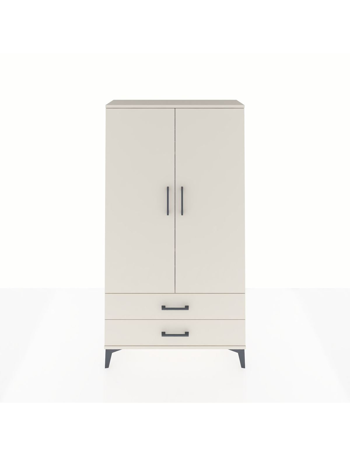 Arges Dolap 3 Raflı 2 Çekmeceli 2 Kapaklı 88x30x163 Aytaşı-Aytaşı