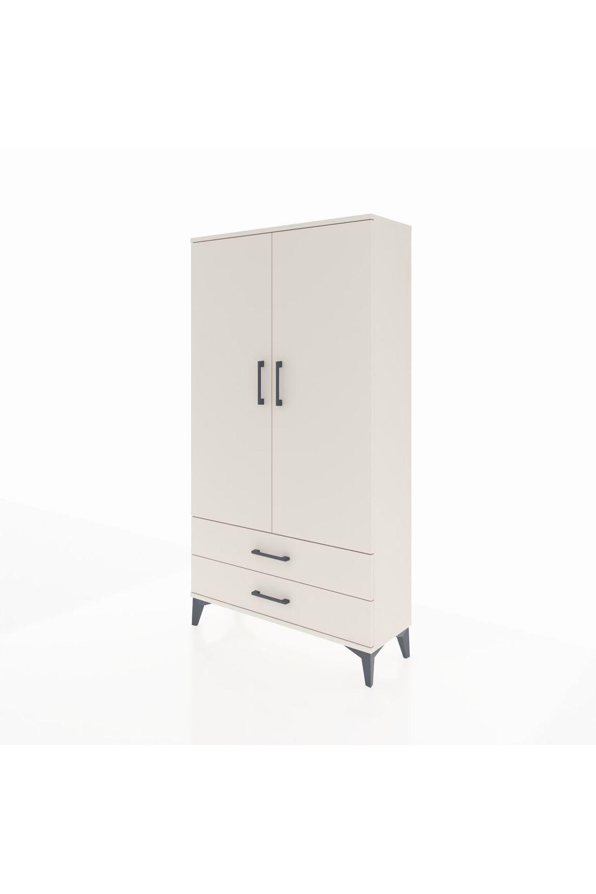 Arges Dolap 3 Raflı 2 Çekmeceli 2 Kapaklı 88x30x163 Aytaşı-Aytaşı