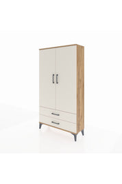 Arges Dolap 3 Raflı 2 Çekmeceli 2 Kapaklı 88x30x163 Çam-Aytaşı