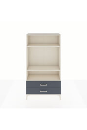 Arges Dolap 3 Raflı 2 Çekmeceli 88x30x163 Aytaşı-Antrasit