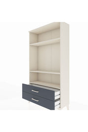 Arges Dolap 3 Raflı 2 Çekmeceli 88x30x163 Aytaşı-Antrasit