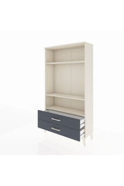 Arges Dolap 3 Raflı 2 Çekmeceli 88x30x163 Aytaşı-Antrasit