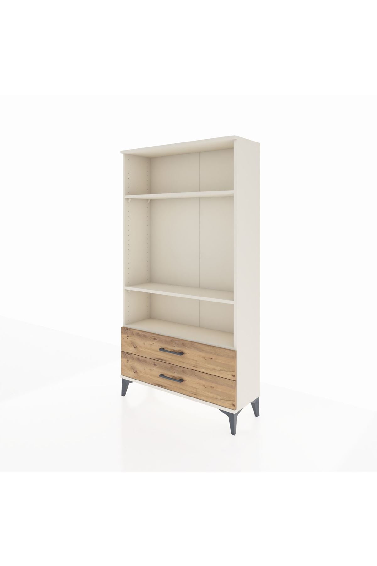 Arges Dolap 3 Raflı 2 Çekmeceli 88x30x163 Aytaşı-Çam