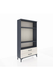 Arges Dolap 3 Raflı 2 Çekmeceli 88x30x163 Antrasit-Aytaşı