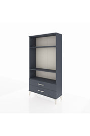 Arges Dolap 3 Raflı 2 Çekmeceli 88x30x163 Antrasit-Antrasit