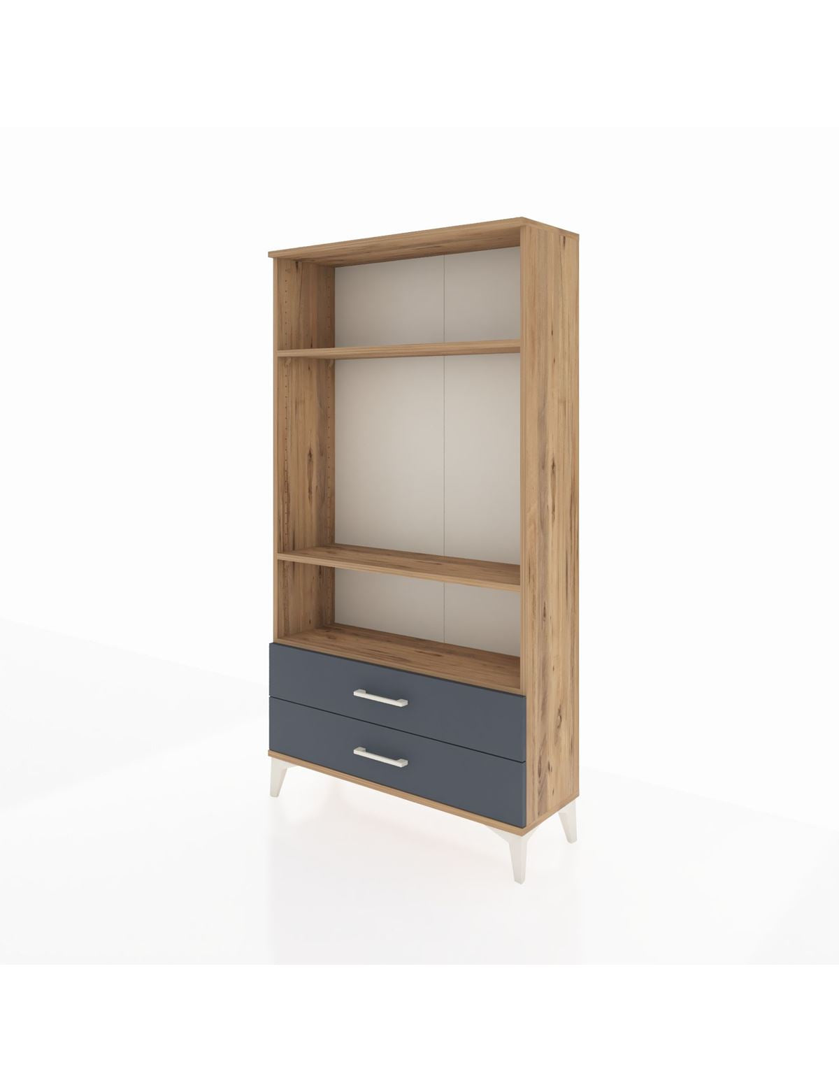 Arges Dolap 3 Raflı 2 Çekmeceli 88x30x163 - S21M062V8A