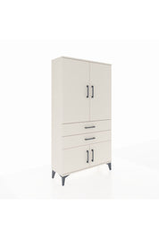 Arges Dolap 3 Raflı 2 Çekmeceli 4 Kapaklı 88x30x163 Aytaşı-Aytaşı