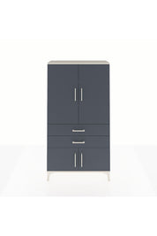 Arges Dolap 3 Raflı 2 Çekmeceli 4 Kapaklı 88x30x163 Aytaşı-Antrasit