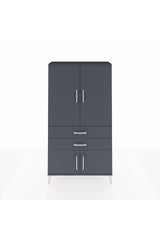 Arges Dolap 3 Raflı 2 Çekmeceli 4 Kapaklı 88x30x163