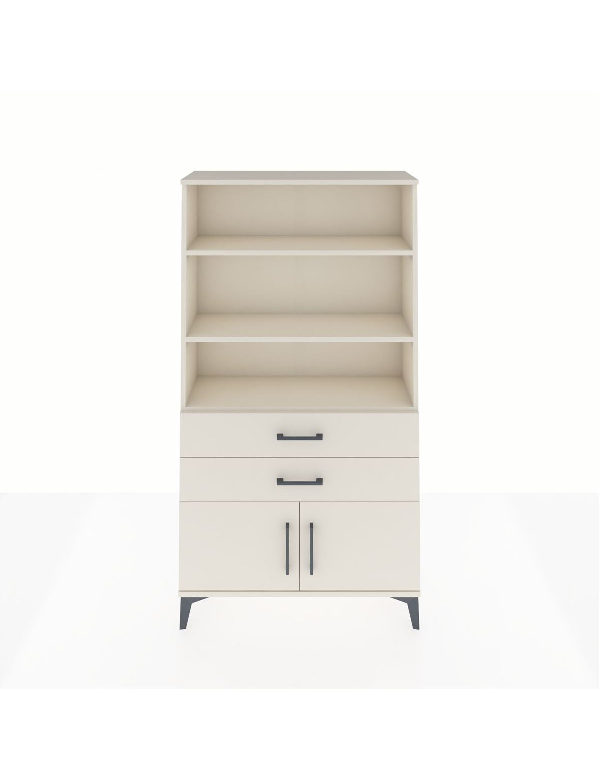 Arges Dolap 3 Raflı 2 Çekmeceli 2 Kapaklı 88x30x163 Aytaşı-Aytaşı