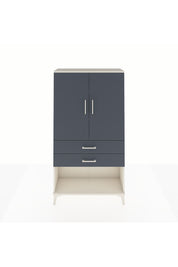 Arges Dolap 3 Raflı 2 Çekmeceli 2 Kapaklı 88x30x163 Aytaşı-Antrasit