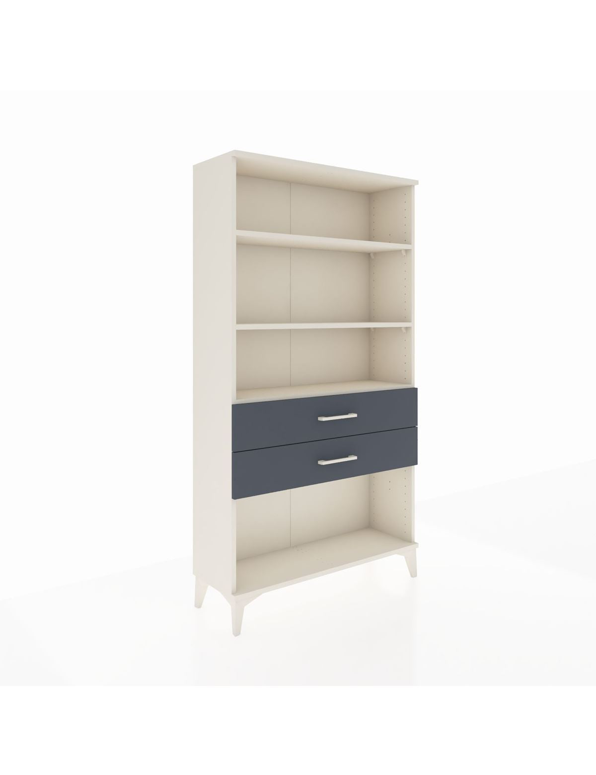 Arges Dolap 3 Raflı 2 Çekmeceli 88x30x163 Aytaşı-Antrasit